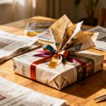 Cómo envolver tus regalos de manera original con papel de periódico